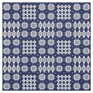 Tecido Azul branco do ondark da tapeçaria do falso de