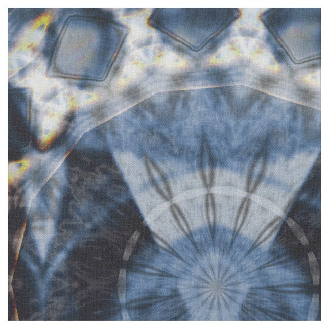 Tecido azul celeste, artesanato  (Detalhe)
