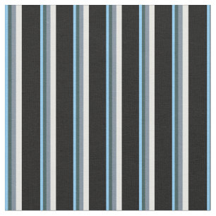 Tecido Azul-Céu, Cinza-Traição, Creme-Mint e Preto