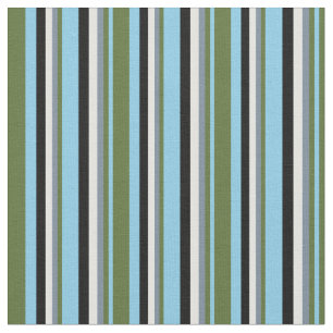 Tecido Azul-Céu, Verde-Oliva, Cinzas-Traiçoeiras, Ciano e