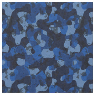 Tecido azul claro, azul escuro, azul empoeirado camuflage