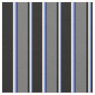 Tecido Azul Cornflower, bege, preto, Cinzas, azul-meia-no