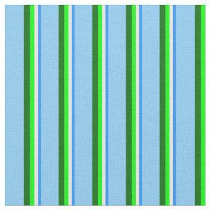 Tecido Azul, Creme da Casa da Moeda, Limão, Verde Escuro,