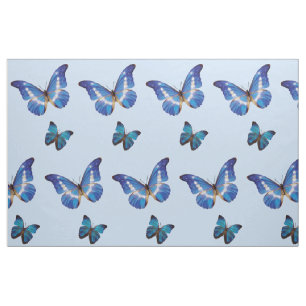 Tecido azul das borboletas de Morpho