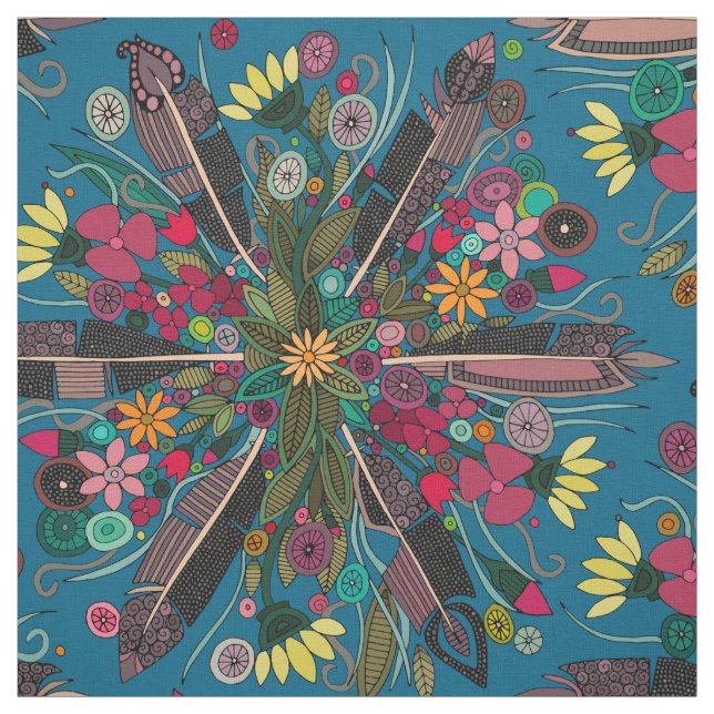 Tecido azul-de-bófia (Modelo)