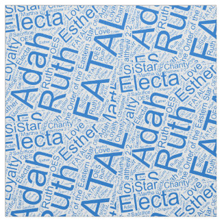 Tecido Azul de Colagem OES