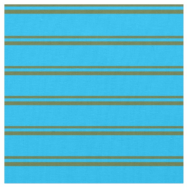 Tecido Azul Escuro Verde e Azul Céu Profundo Stripes Azui (Detalhe)