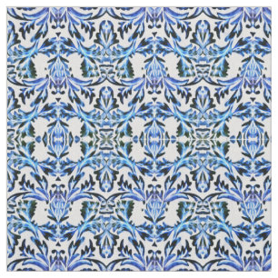 Tecido Azul Folha Rolado