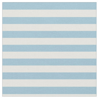 Tecido Azul Pastel claro & branco listrados