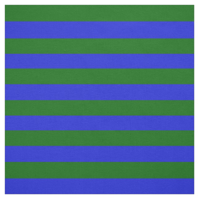 Tecido Azul real, estilhaço verde da ilha, faixas (Modelo)