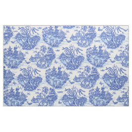 Tecido Azul-selvagem Coelho Branco-Whimia