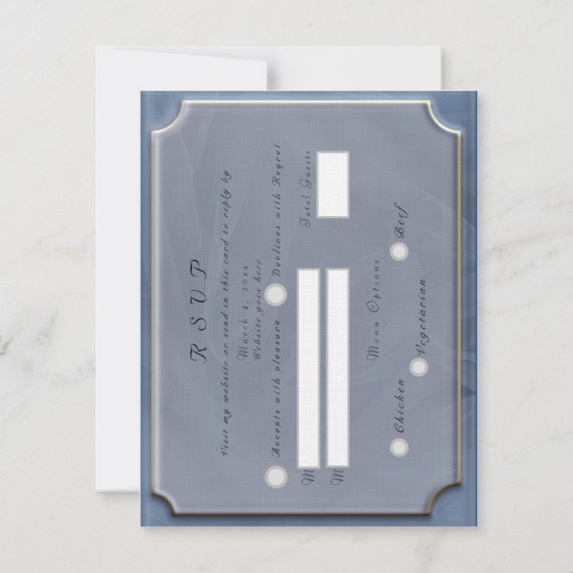 Tecido azul Tulle personalizado para qualquer plac (Verso)
