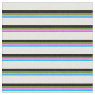 Tecido Azul, Violeta, Verde, Preto e Branco do Céu Profun