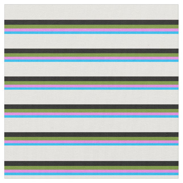 Tecido Azul, Violeta, Verde, Preto e Branco do Céu Profun (Detalhe)