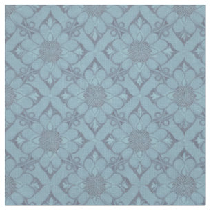 Tecido azul vitoriano de flauta
