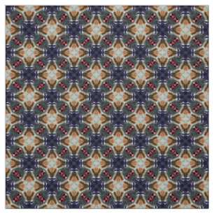 Tecido Azulejo ciano azul-médio-noite Glitch2