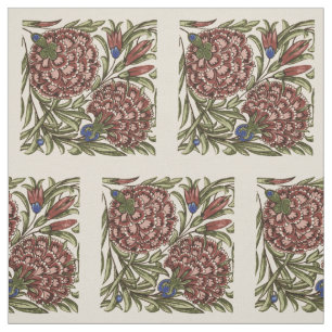 Tecido Azulejo de Flor Antiquado Arte Russa