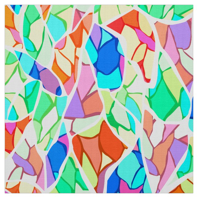 Tecido azulejo de mosaico de vidro moderno abstrato c (Modelo)