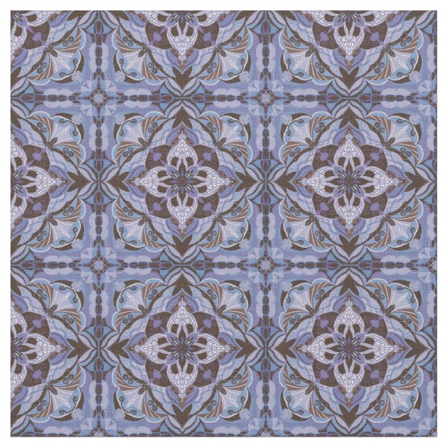 Tecido Azulejo Espanhol Purple Azulejo (Detalhe)