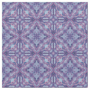 Tecido Azulejo Espanhol Violet Azulejo