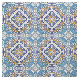 Tecido Azulejos azuis