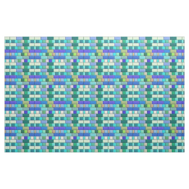 Tecido Azulejos Azul Safira (Fat Quarter)