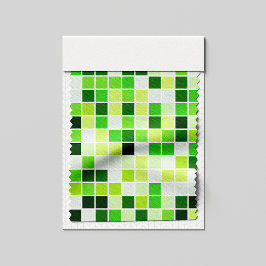 Tecido Azulejos de Piscina, Azulejos Mosaico Verde, Padrã