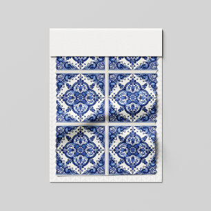 Tecido Azulejos do Mediterrâneo, Portugal, Azulejo, Majol