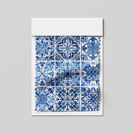 Tecido Azulejos do Mediterrâneo, Portugal, Azulejo, Majol