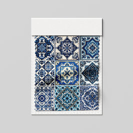Tecido Azulejos do Mediterrâneo, Portugal, Azulejo, Majol