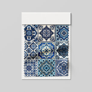 Tecido Azulejos do Mediterrâneo, Portugal, Azulejo, Majol