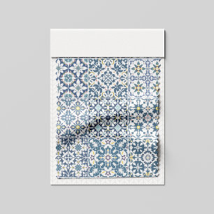Tecido Azulejos Mediterrâneos, Marroquinos, Maiolica, Azu