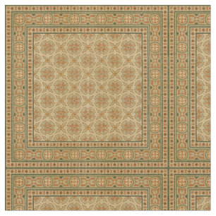 Tecido Azulejos Mosaicos Italianos Decorativos pelo Visio