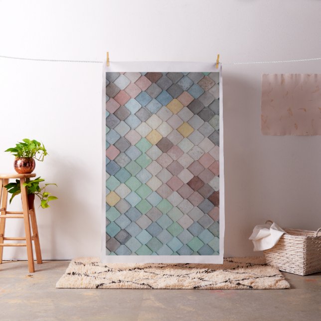 Tecido Azulejos Pastel Shabby Chic (In Situ)