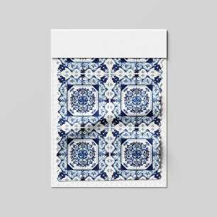 Tecido Azulejos Portugueses Azulejo Azul