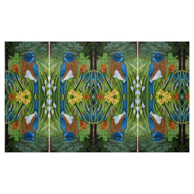 Tecido Azulinho-do-oeste (Fat Quarter)