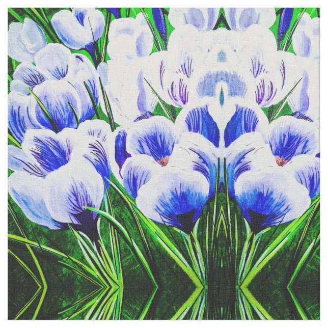 Tecido Baby Blue Crocus (Detalhe)