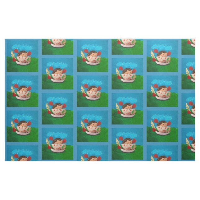 Tecido Baby Hedgehog (Fat Quarter)