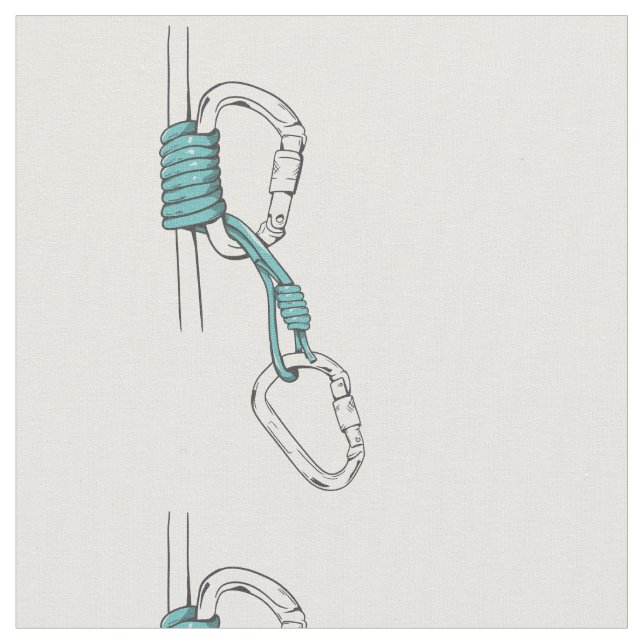 Tecido Bachmann Knot Subindo Prusik Hitch (Detalhe)