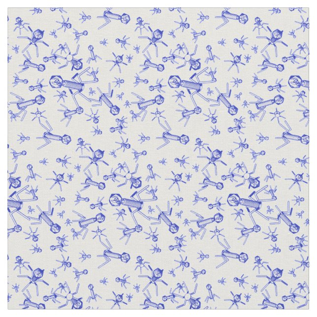 Tecido Bacteriófago - porcelana (Detalhe)