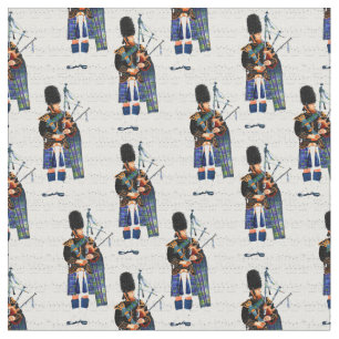 Tecido Bagpiper Com Música