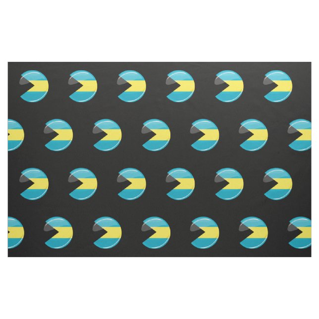 Tecido Bahamas embandeiram circularmente e lustroso (Fat Quarter)