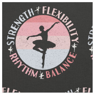 Tecido Bailarina Dançarina de Ballet - Valores de Mentali