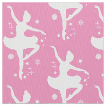 Bailarina na silhueta na neve