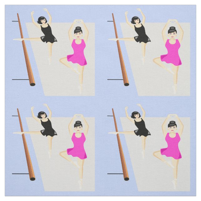 Tecido Bailarinas de Ballet (Modelo)