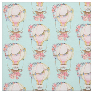 Tecido Balão de Ar Quente Cuto com Padrão de Aquarela do 