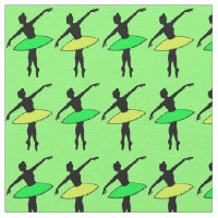 Balé Neon Yellow Green Ballerina Dancer