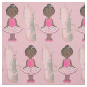 Tecido Balé Rosa Ballerina Slipper Tutu Dance Considerand