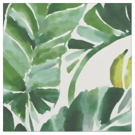 Tecido BANANA BELIEFS PADRÃO DE Folha Tropical de Banana