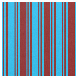 Tecido Bandas coloridas de azul e marrom do céu profundo
